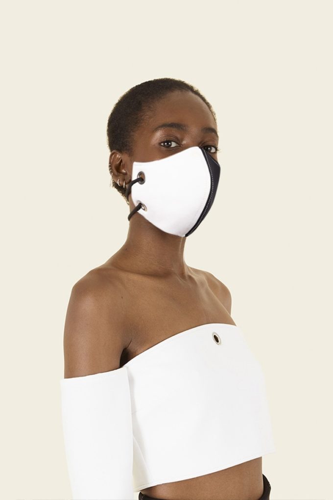 Masque de capture bicolore boîte ouverte sous armure converge